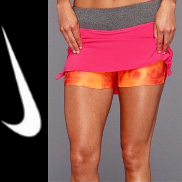 Nike Dresses & Skirts - Nike Dri fit Running skort w biker short M